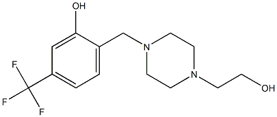  5-(Trifluoromethyl)-2-[[4-(2-hydroxyethyl)piperazino]methyl]phenol