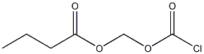 Chlorocarbonic acid butanoyloxymethyl ester Structure