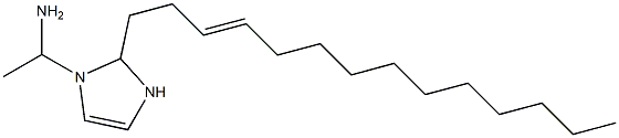 1-(1-Aminoethyl)-2-(3-tetradecenyl)-4-imidazoline,,结构式
