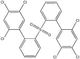 2,4,5-Trichlorophenylphenyl sulfone 结构式