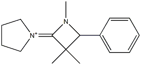 1-(1,3,3-Trimethyl-2-phenylazetidin-4-ylidene)pyrrolidinium|