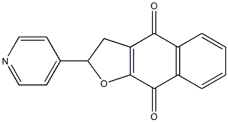 2-(Pyridin-4-yl)-2,3-dihydronaphtho[2,3-b]furan-4,9-dione