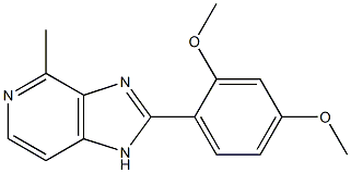 4-Methyl-2-(2,4-dimethoxyphenyl)-1H-imidazo[4,5-c]pyridine|