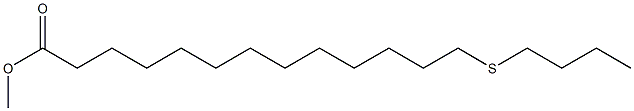 14-Thiaoctadecanoic acid methyl ester Structure