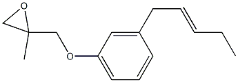 3-(2-Pentenyl)phenyl 2-methylglycidyl ether|