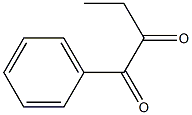 1-フェニルブタン-1,2-ジオン 化学構造式
