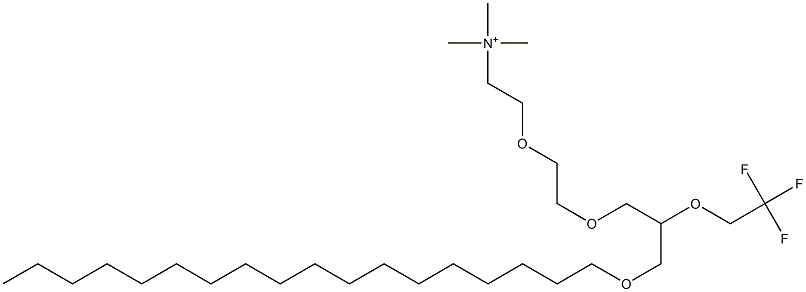 N-[2-[2-(3-Octadecyloxy-2-(2,2,2-trifluoroethoxy)propoxy)ethoxy]ethyl]-N,N,N-trimethylaminium