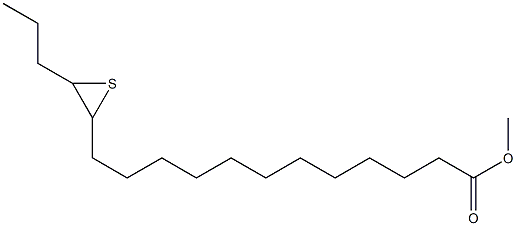 13,14-Epithioheptadecanoic acid methyl ester Structure