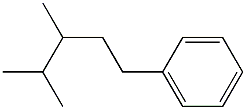 3,4-ジメチルペンチルベンゼン 化学構造式