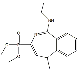 [1-(Ethylamino)-5-methyl-5H-2-benzazepin-3-yl]phosphonic acid dimethyl ester|