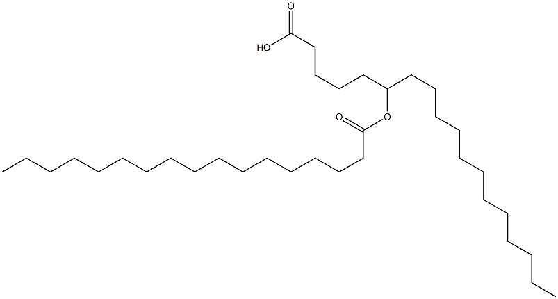 6-Heptadecanoyloxyoctadecanoic acid 结构式