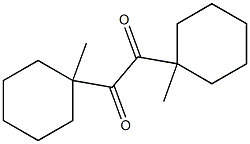 1,2-Bis(1-methylcyclohexyl)-1,2-ethanedione Structure