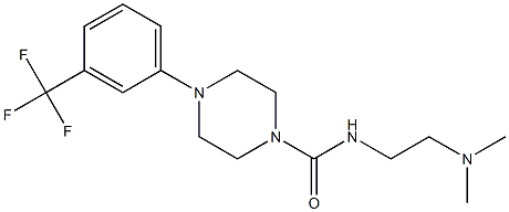  N-(2-Dimethylaminoethyl)-4-[3-trifluoromethylphenyl]piperazine-1-carboxamide