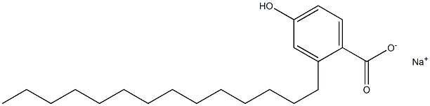  2-Tetradecyl-4-hydroxybenzoic acid sodium salt