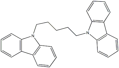 9,9'-(Pentamethylene)bis(9H-carbazole) Struktur