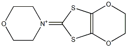 4-[2,5-Dioxa-7,9-dithiabicyclo[4.3.0]non-1(6)-en-8-ylidene]morpholin-4-ium|