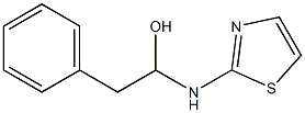 2-[[1-ヒドロキシ-2-フェニルエチル]アミノ]チアゾール 化学構造式
