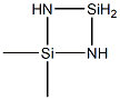 1,1-Dimethylcyclosilazane Struktur