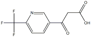 3-PYRIDINEPROPANOIC ACID, B-OXO-6-(TRIFLUOROMETHYL)- Structure