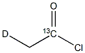 Acetyl chloride-1-13C,d3 99 atom % 13C, 98 atom % D Struktur