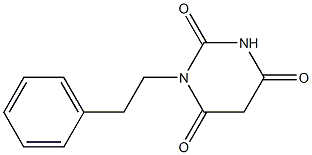 1-Phenethyl-pyrimidine-2,4,6-trione 结构式