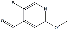 5-Fluoro-2-methoxy-4-formylpyridine