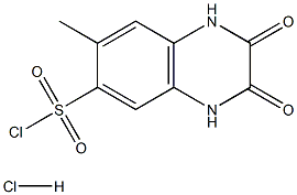 7-Methyl-2,3-dioxo-1,2,3,4-tetrahydro-quinoxaline-6-sulfonyl chloride hydrochloride