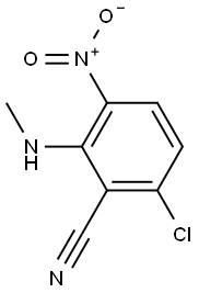 6-Chloro-2-(methylamino)-3-nitrobenzenecarbonitrile