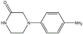 4-(4-Aminophenyl)-2-piperazinone 结构式