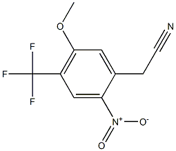  2-[5-Methoxy-2-nitro-4-(trifluoromethyl)phenyl]-acetonitrile