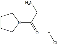 2-Amino-1-(1-pyrrolidinyl)-1-ethanonehydrochloride Structure