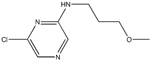 6-Chloro-N-(3-methoxypropyl)-2-pyrazinamine,,结构式