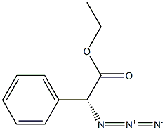 (R)-Ethyl 2-azido-2-phenylethanoate,,结构式