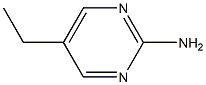 2-氨基-5-乙基嘧啶 结构式