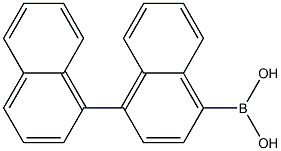4-(naphthalene-1-yl)-1-naphthalene boronic acid
 化学構造式