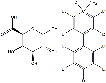 4-Aminobiphenyl-d5 -D-Glucuronide Structure