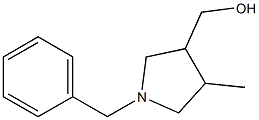 (1-Benzyl-4-methyl-pyrrolidin-3-yl)-methanol Struktur
