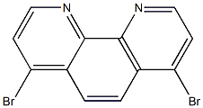 4,7-dibromo-1,10-phenanthroline Struktur