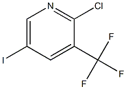 2-chloro-5-iodo-3-trifluoromethylpyridine Struktur
