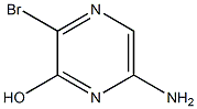 6-Amino-3-bromopyrazin-2-ol Structure