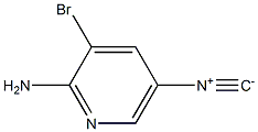 3-Bromo-5-isocyanopyridin-2-amine 化学構造式