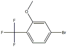 4-BroMo-2-Methoxybenzotrifluoride Struktur