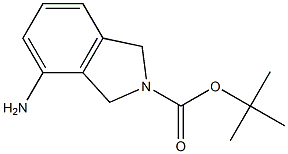 4-氨基异吲哚-2-甲酸叔丁酯,,结构式