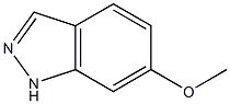 1H-Indazole, 6-methoxy-,,结构式