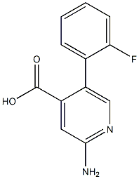 2-Amino-5-(2-fluorophenyl)isonicotinic acid