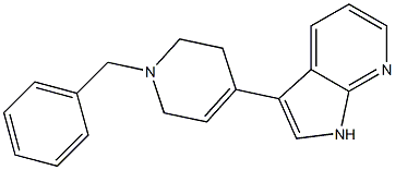 3-(1-Benzyl-1,2,3,6-tetrahydropyridin-4-yl)-1H-pyrrolo[2,3-b]pyridine Structure