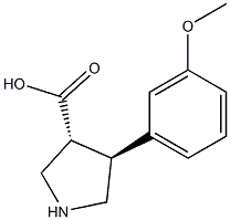 (3R,4S)-4-(3-Methoxyphenyl)pyrrolidine-3-carboxylic acid