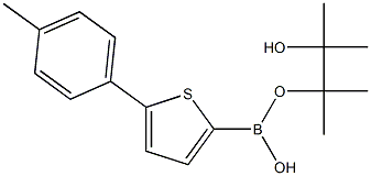 5-(4-Methylphenyl)Thiophene-2-boronic acid pinacol ester 结构式