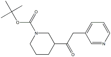 3-[2-(3-Pyridinyl)-acetyl]-piperidine-1-carboxylic acid tert-butyl ester|