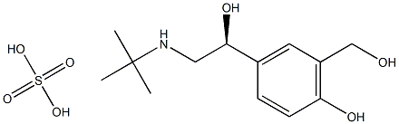 Albuterol Sulfate,(S) 化学構造式
